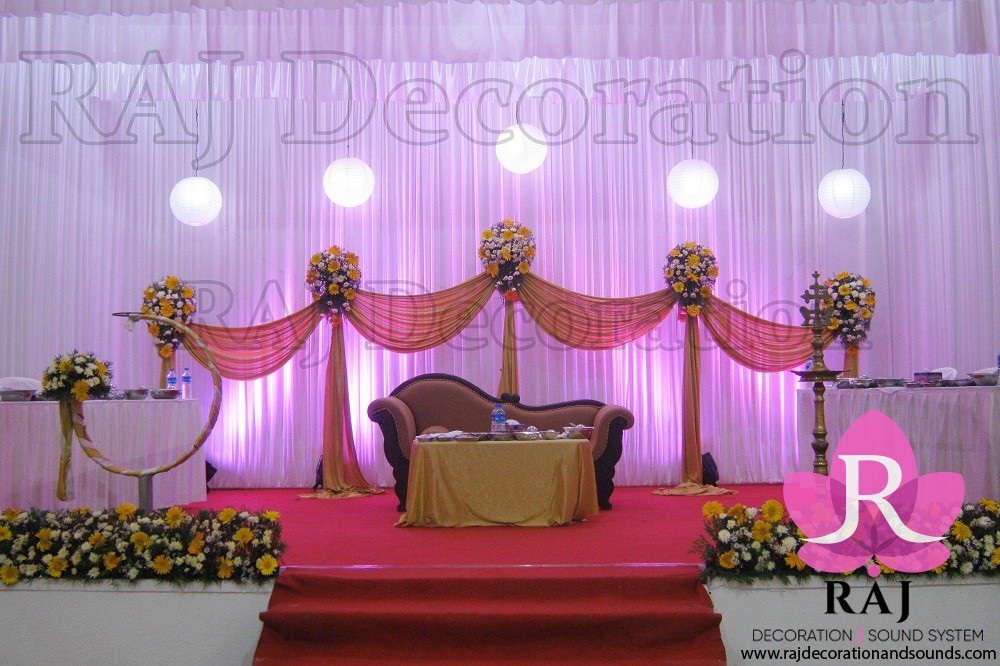 raj_decorations_Christian Stage Decoration